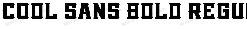 Cool Sans Bold Regul字体转换